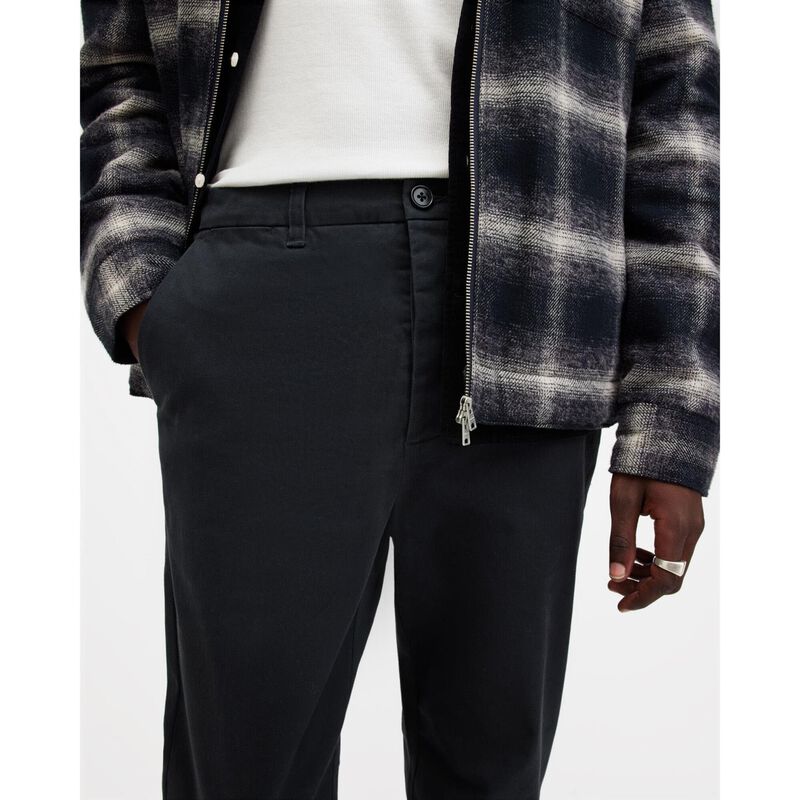 AllSaints Walde Skinny Fit Chino Trousers image number 6